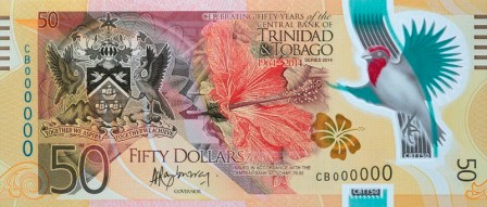 Trinidad and Tobago $50 front