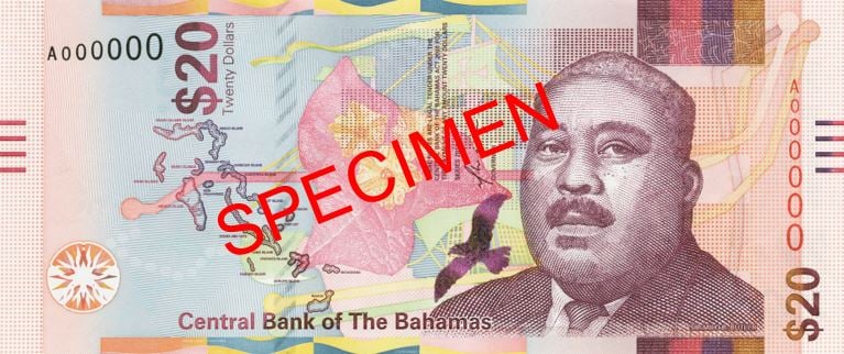 Bahamas-$20-(Specimen)-front