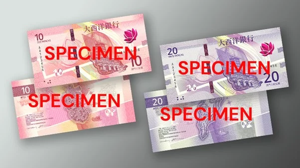 10 and 20 Banco Nacional Ultramarino banknotes