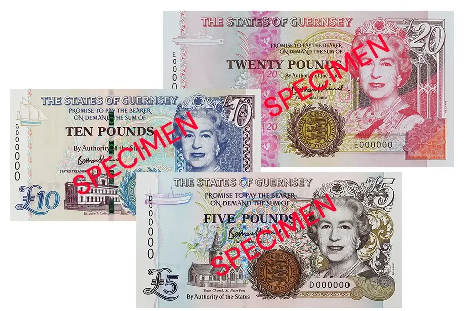 New Gurnsey banknotes